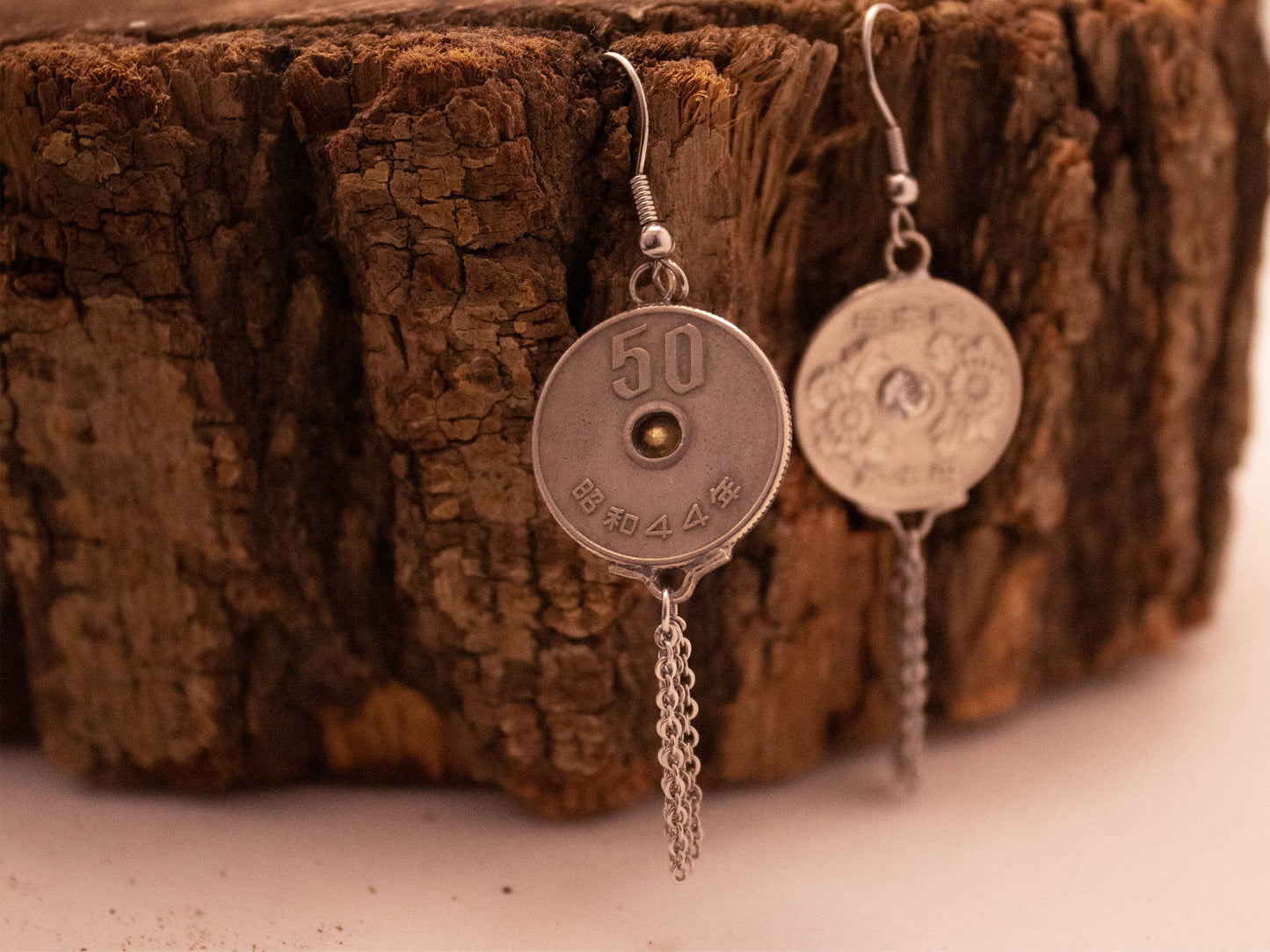 coin earrings dangle, gold plated earrings, silver earrings, Gifts for Her, handmade jewelry, Earrings